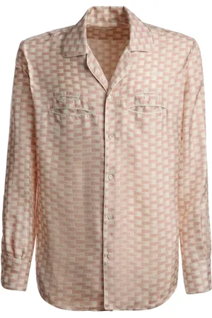 Bally Camisa de seda con estampado abstracto