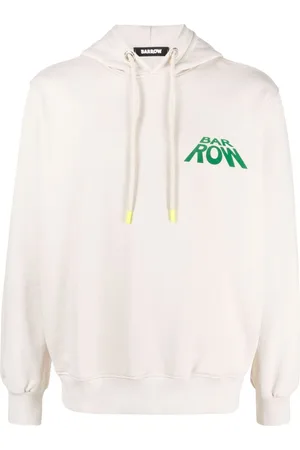 BARROW Hoodie con logo estampado y cordones