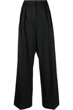 Rohe Pantalones anchos con motivo de rayas