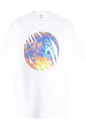 MARCELO BURLON Playera con motivo Lunar