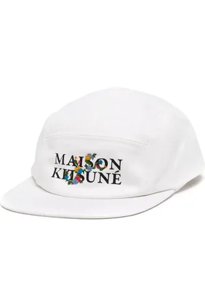 Maison Kitsuné Gorra con logo estampado