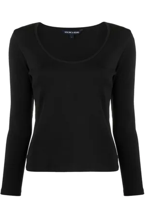 VERONICA BEARD Playera Calabra con escote redondo