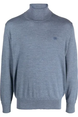 Etro Suéter con cuello vuelto y motivo Pegaso