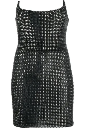 GIUSEPPE DI MORABITO Vestido corto con hombros descubiertos y detalles