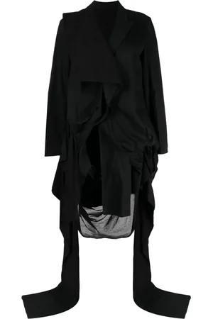 YOHJI YAMAMOTO Blazer con diseño asimétrico