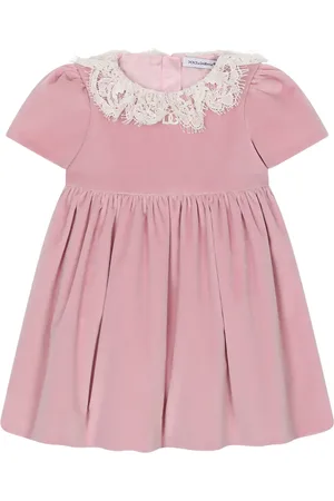 Dolce & Gabbana Vestido acampanado con logo bordado