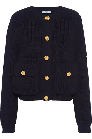 Prada Cárdigan tejido de canalé
