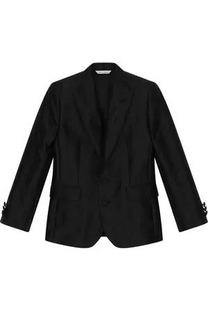 Dolce & Gabbana Blazer con botones y logo en jacquard