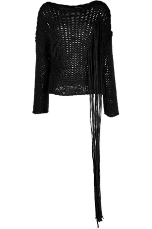 ISABEL BENENATO Suéter con detalle de macramé