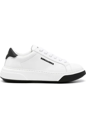 Dsquared2 Tenis con logo en relieve y hoja estampada