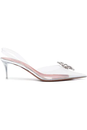 Amina Muaddi Zapatillas Rosie con tacón de 70mm