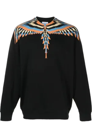 MARCELO BURLON Sudadera con estampado Optical Wings