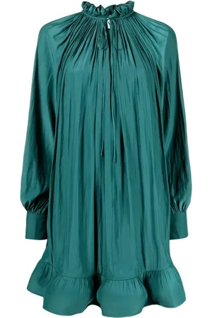 Lanvin Vestido acampanado con volantes