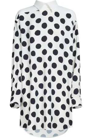 Marni Vestido camisero con motivo de lunares