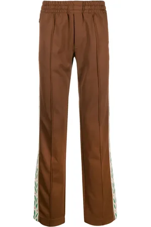 Casablanca Pants rectos con parche del logo