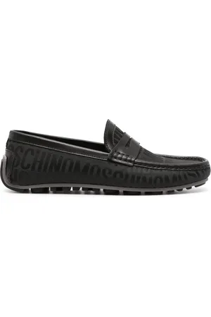 Moschino Mocasines con logo del monograma