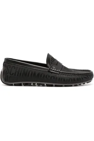 Moschino Mocasines con logo del monograma