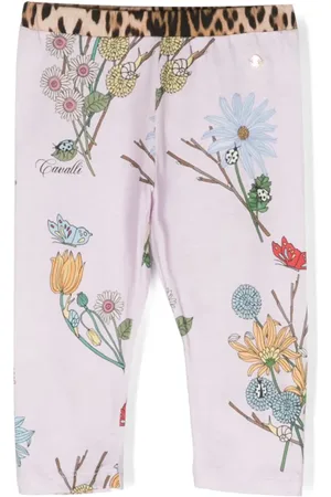 Roberto Cavalli Leggins con estampado floral