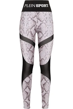 Philipp Plein Leggins con logo en la pretina