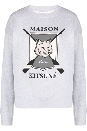 Maison Kitsuné Sudadera con motivo Fox