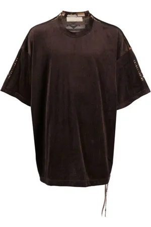 MASTERMIND Playera de velour con motivo ikat