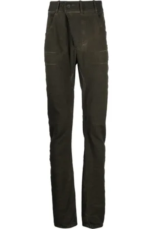 11 BY BORIS BIDJAN SABERI Pantalones skinny con diseño asimétrico en la parte delantera