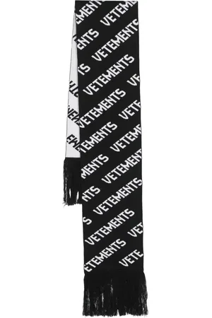 Vetements Bufanda con logo en intarsia