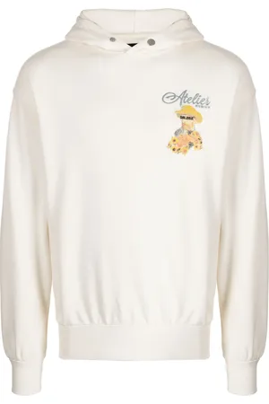 Musium Div. Hoodie con estampado de pintura