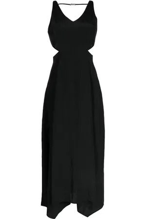 JUUN.J Vestido con abertura lateral y cuello V