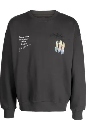 Musium Div. Sudadera con estampado de pintura