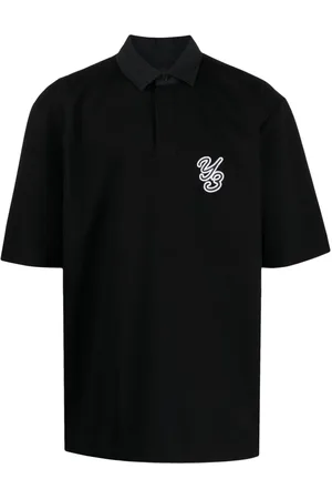 Y-3 Playera tipo polo con aplique del logo