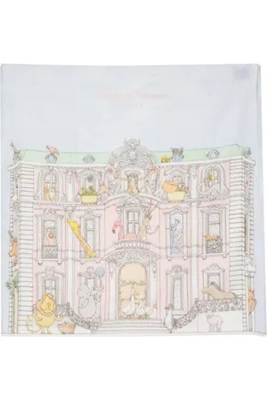 Atelier Choux Manta con estampado Monceau Mansion
