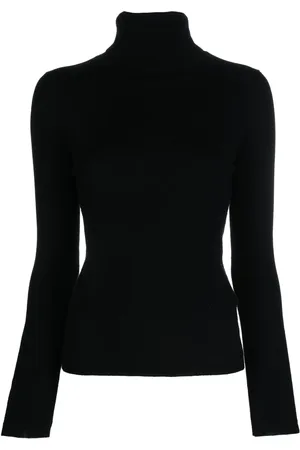 Allude Suéter de tejido fino con cuello vuelto