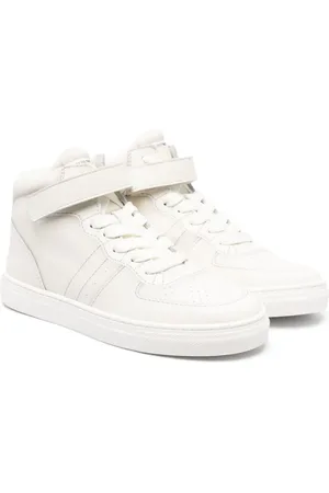 Emporio Armani Tenis altos con agujetas