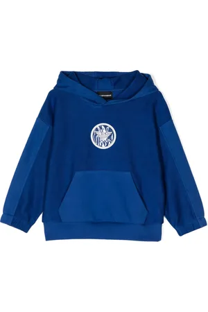 Emporio Armani Hoodie con parche del logo y paneles