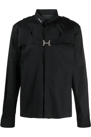 HELIOT EMIL Camisa manga larga con placa del logo