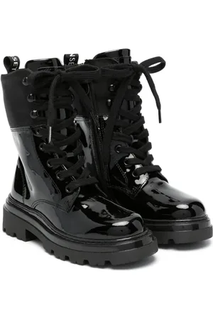 Twin-Set Botas militares con agujetas