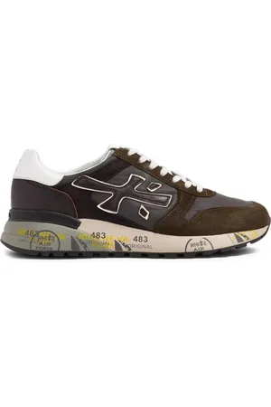 Premiata Tenis Mick con logo estampado