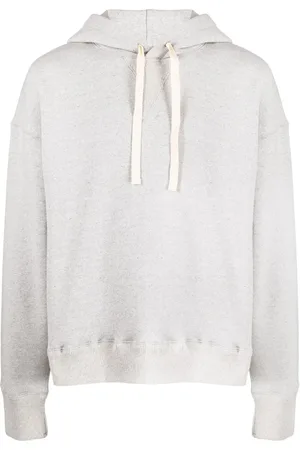 Jil Sander Hoodie con hombros caídos y cordones