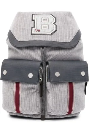 Brunello Cucinelli Mochila con parche del logo