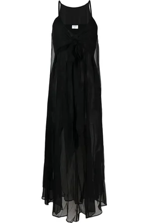 Filippa K Slip dress de seda semitransparente