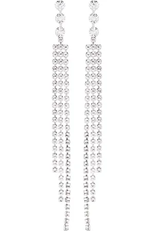 Isabel Marant Aretes con borla de detalles de cristal
