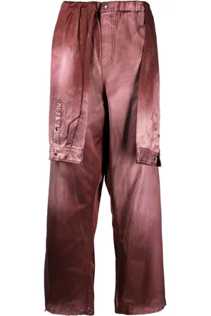 Maison Mihara Yasuhiro Pantalones con efecto cepillado