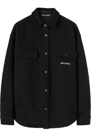 Palm Angels Sobrecamisa con logo bordado
