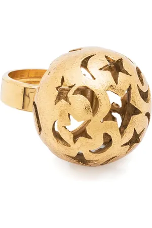 Saint Laurent Anillo con detalle de abertura 1990