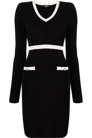 Liu Jo Vestido corto tejido de canalé