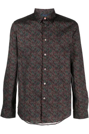 Paul Smith Camisa manga larga con estampado abstracto