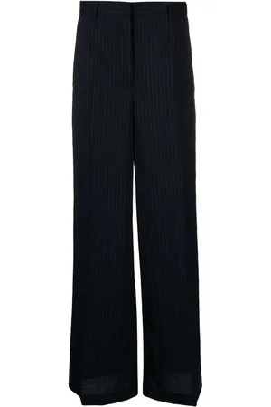 Nº21 Pantalones de vestir con rayas diplomáticas estampadas