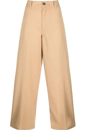 Jil Sander Pantalones anchos con tiro alto