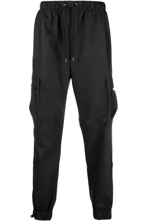 Rains Pantalones cargo con diseño tapered y cordones en la pretina
